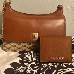 Michael Kors handbag and wallet